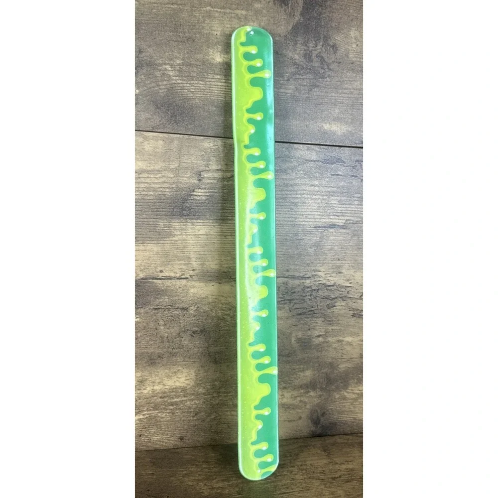 Rare Slime Green Slap Bracelet 12